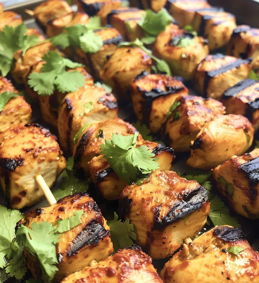 Chili Lime Chicken Skewers