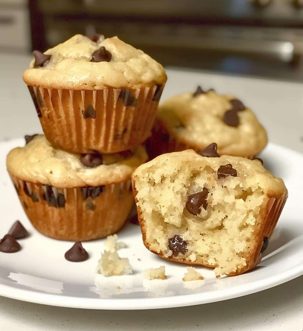 Chocolate Chip Christmas Muffins - detail 1