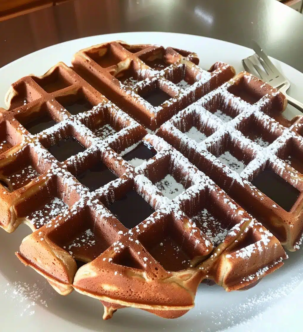 Chocolate Cinnamon Waffles - detail 1