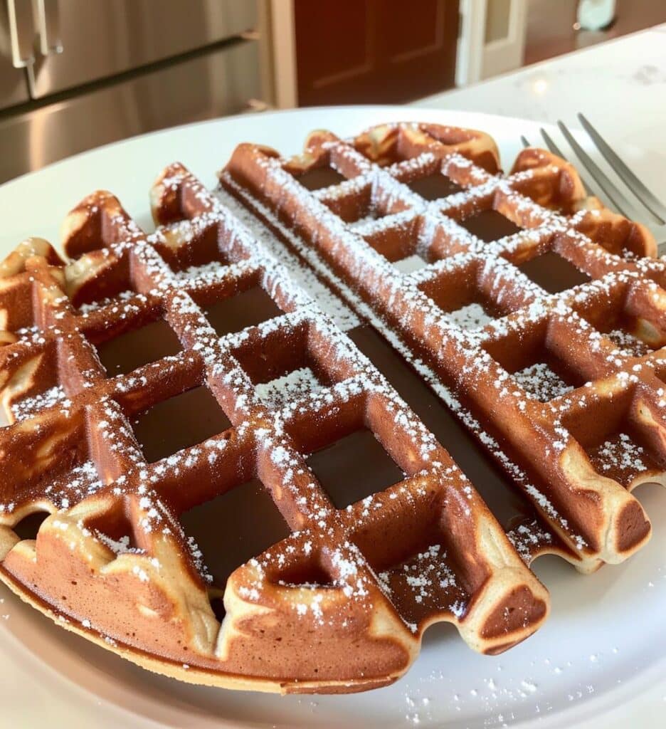 Chocolate Cinnamon Waffles