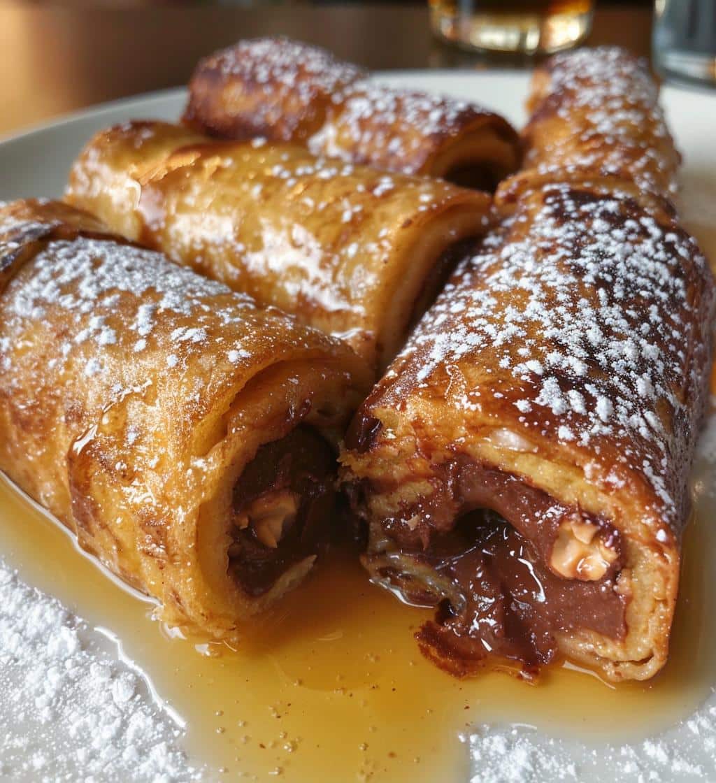 Chocolate Hazelnut French Toast Roll-Ups - detail 1