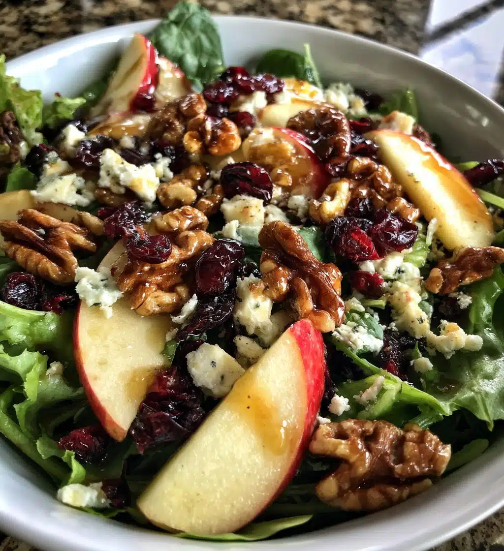 Christmas Apple Walnut Salad - detail 1