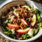 Christmas Apple Walnut Salad