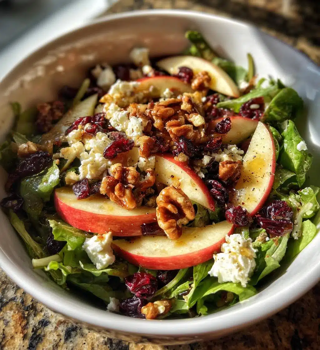 Christmas Apple Walnut Salad