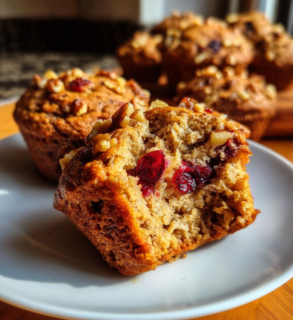 Christmas Banana Bread Muffins