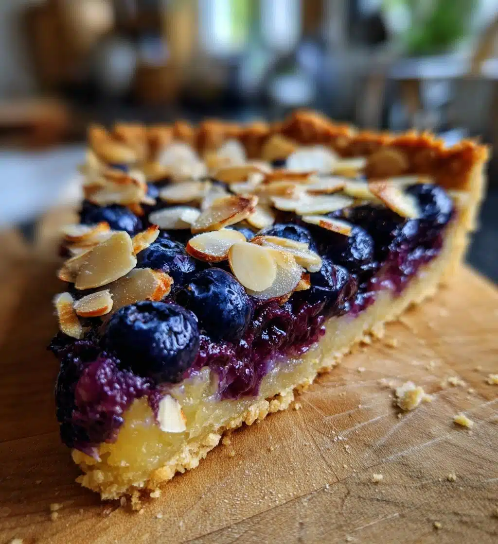 Christmas Blueberry Almond Tart - detail 1