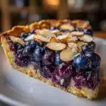Christmas Blueberry Almond Tart