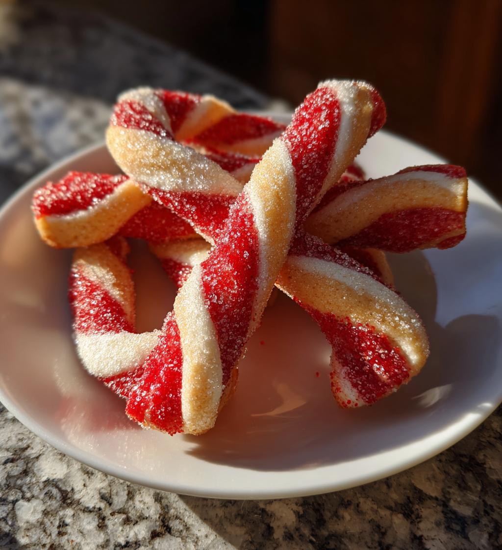 Christmas Candy Cane Cookies - detail 1