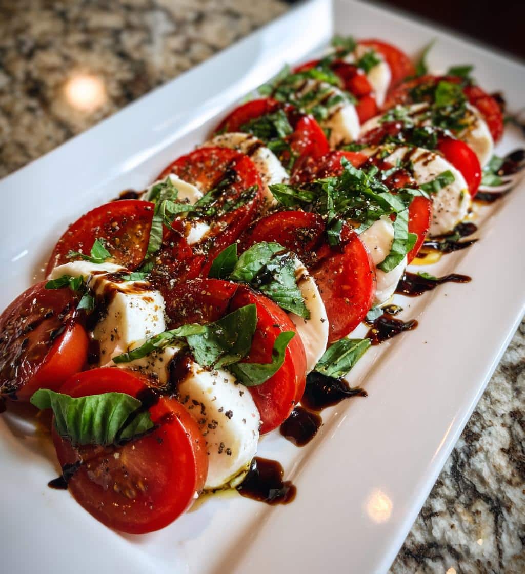 Christmas Caprese Salad - detail 1