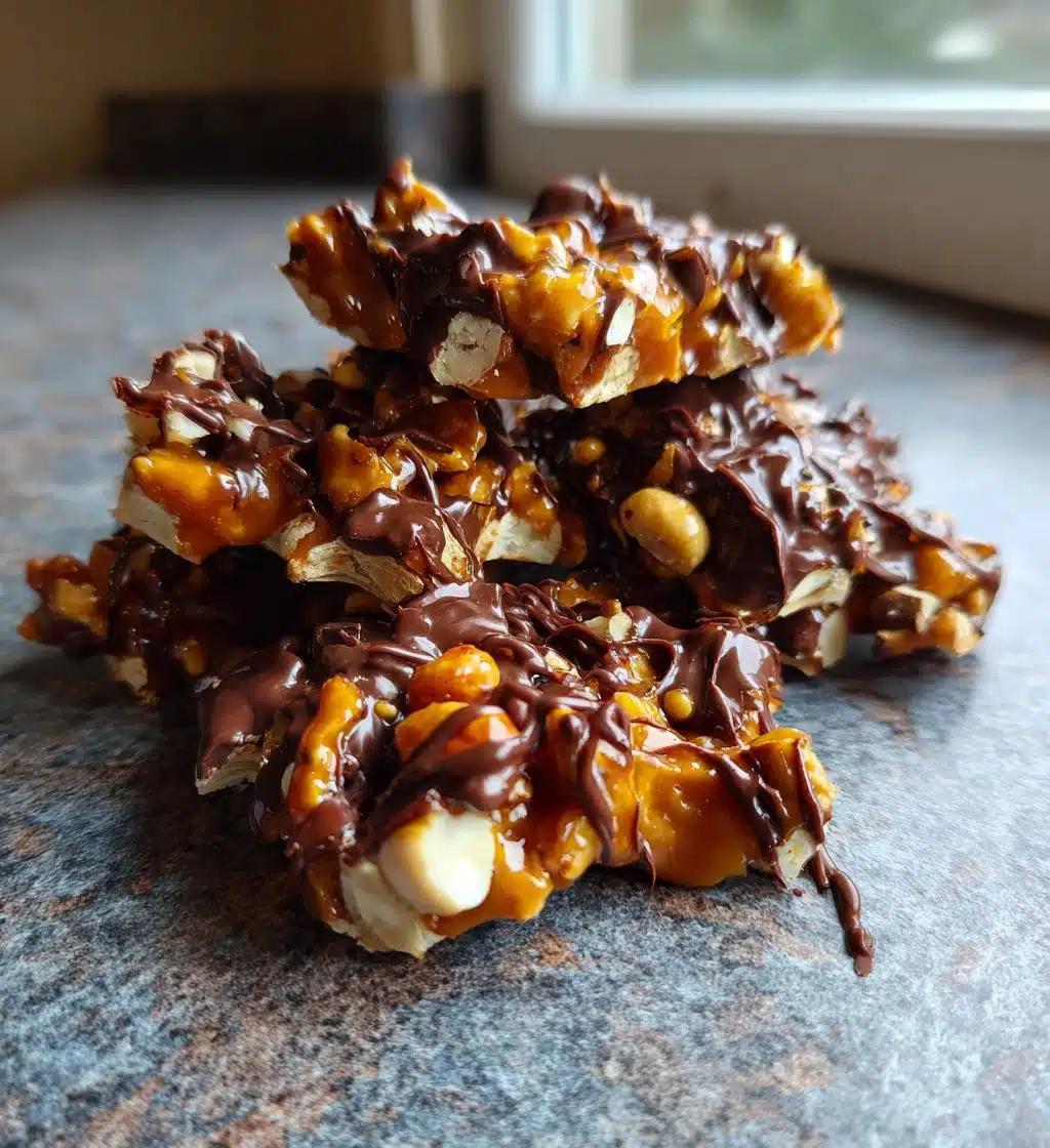 Christmas Caramel Nut Clusters - detail 1