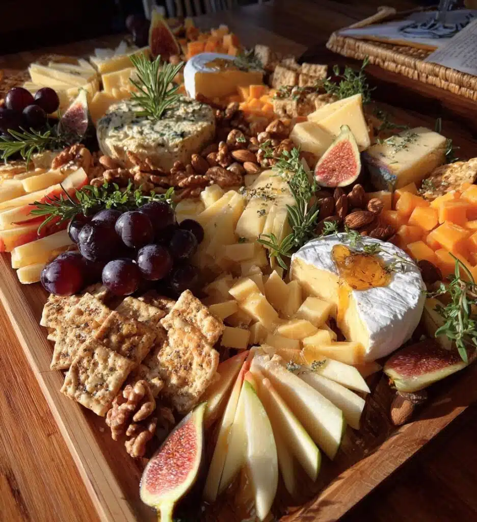 Christmas Cheese Platter