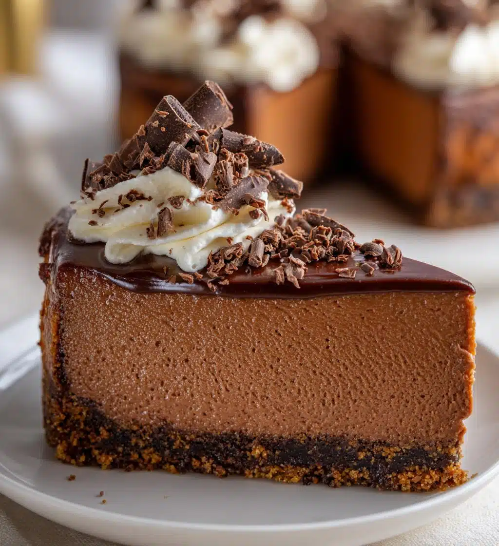 Christmas Chocolate Cheesecake - detail 1