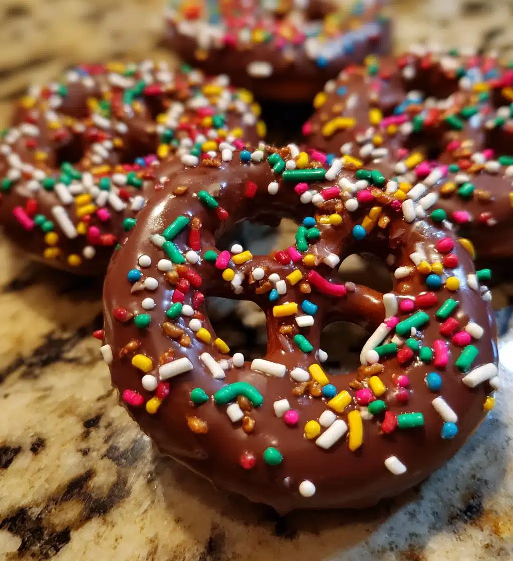 Christmas Chocolate Covered Pretzels - detail 1