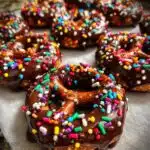 Christmas Chocolate Covered Pretzels
