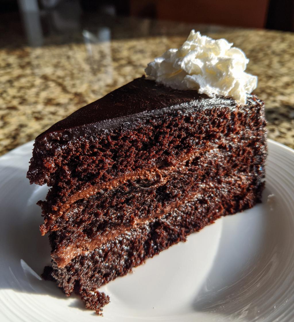 Christmas Chocolate Espresso Cake - detail 1