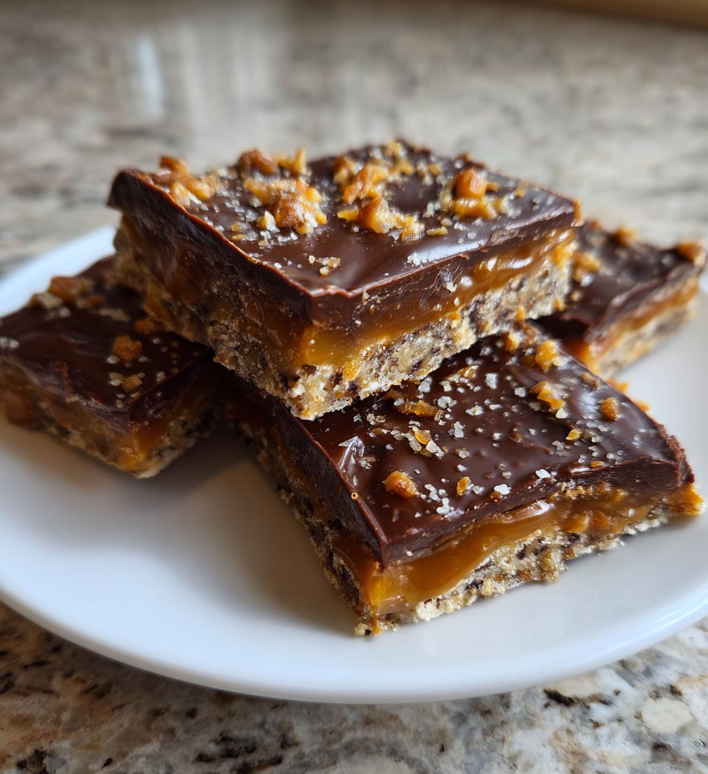 Christmas Chocolate Toffee Bars - detail 1