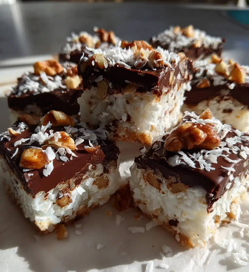 Christmas Coconut Fudge - detail 1