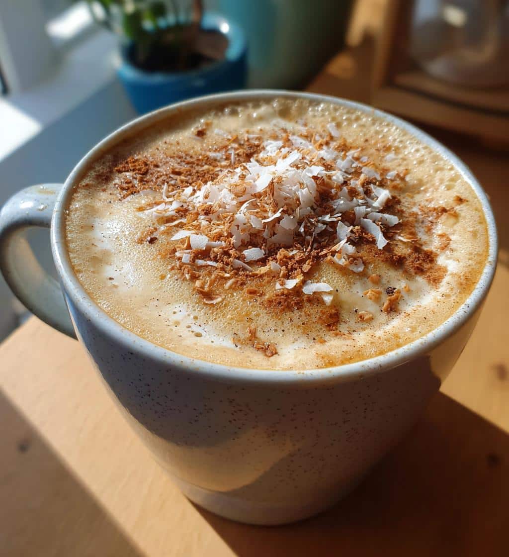 Christmas Coconut Latte - detail 1