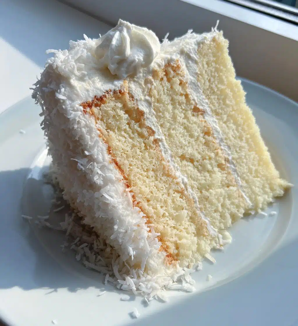 Christmas Coconut Snow Cake - detail 1