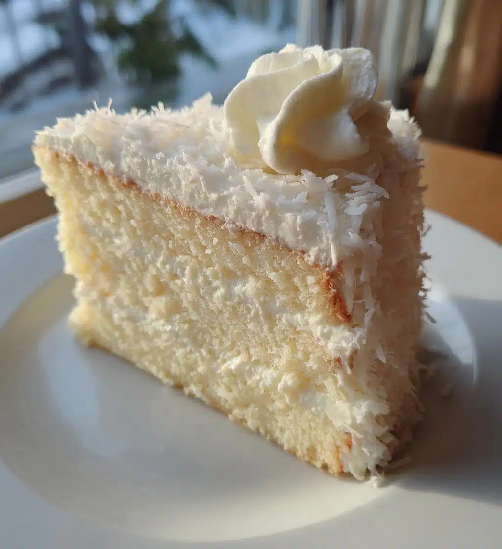 Christmas Coconut Snow Cake