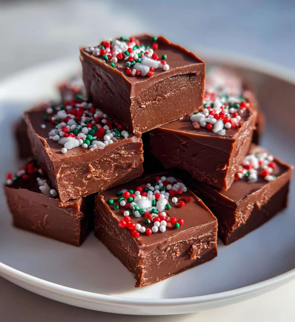 Christmas Coffee Fudge - detail 1
