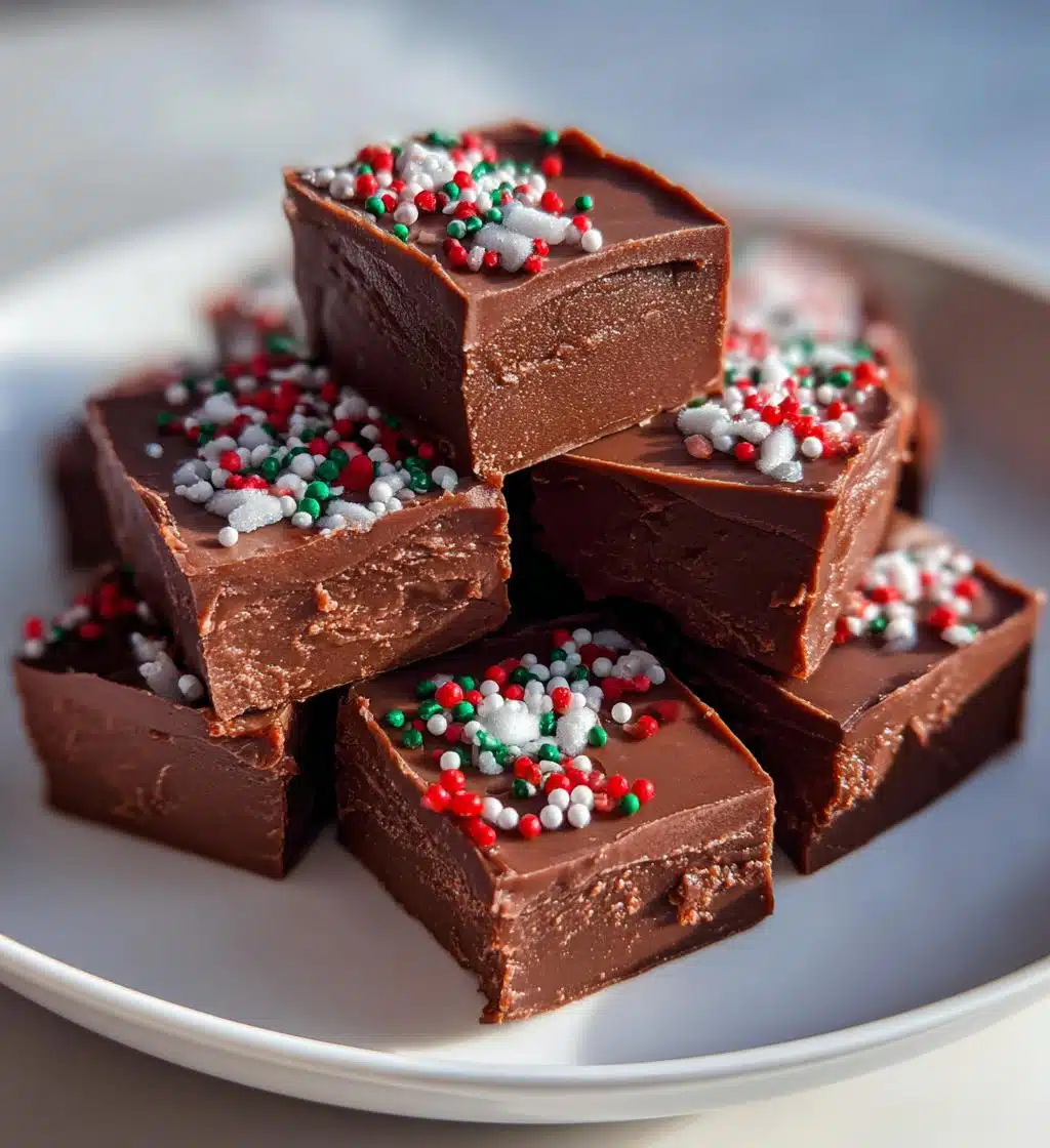 Christmas Coffee Fudge - detail 1