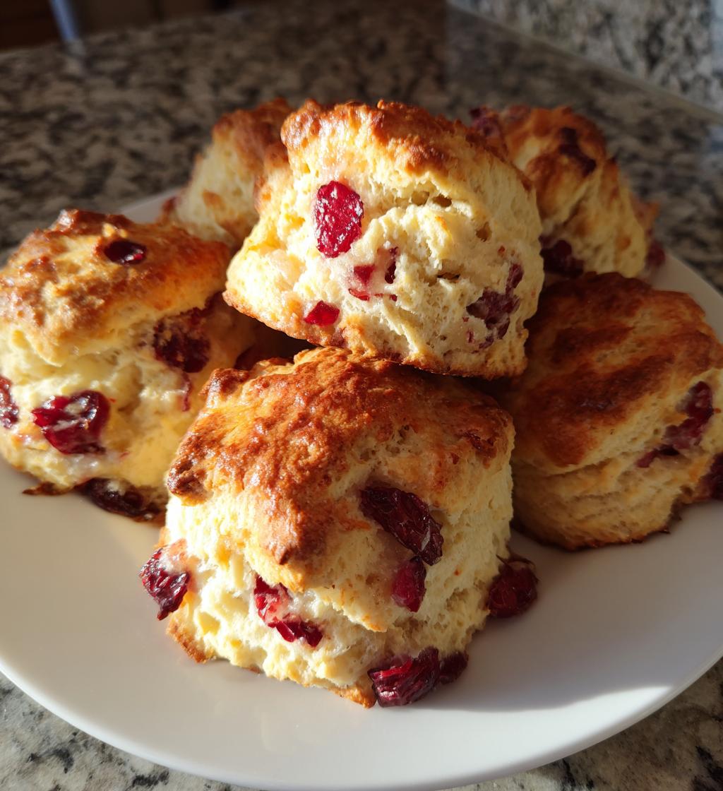 Christmas Cranberry Scones - detail 1