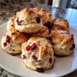 Christmas Cranberry Scones