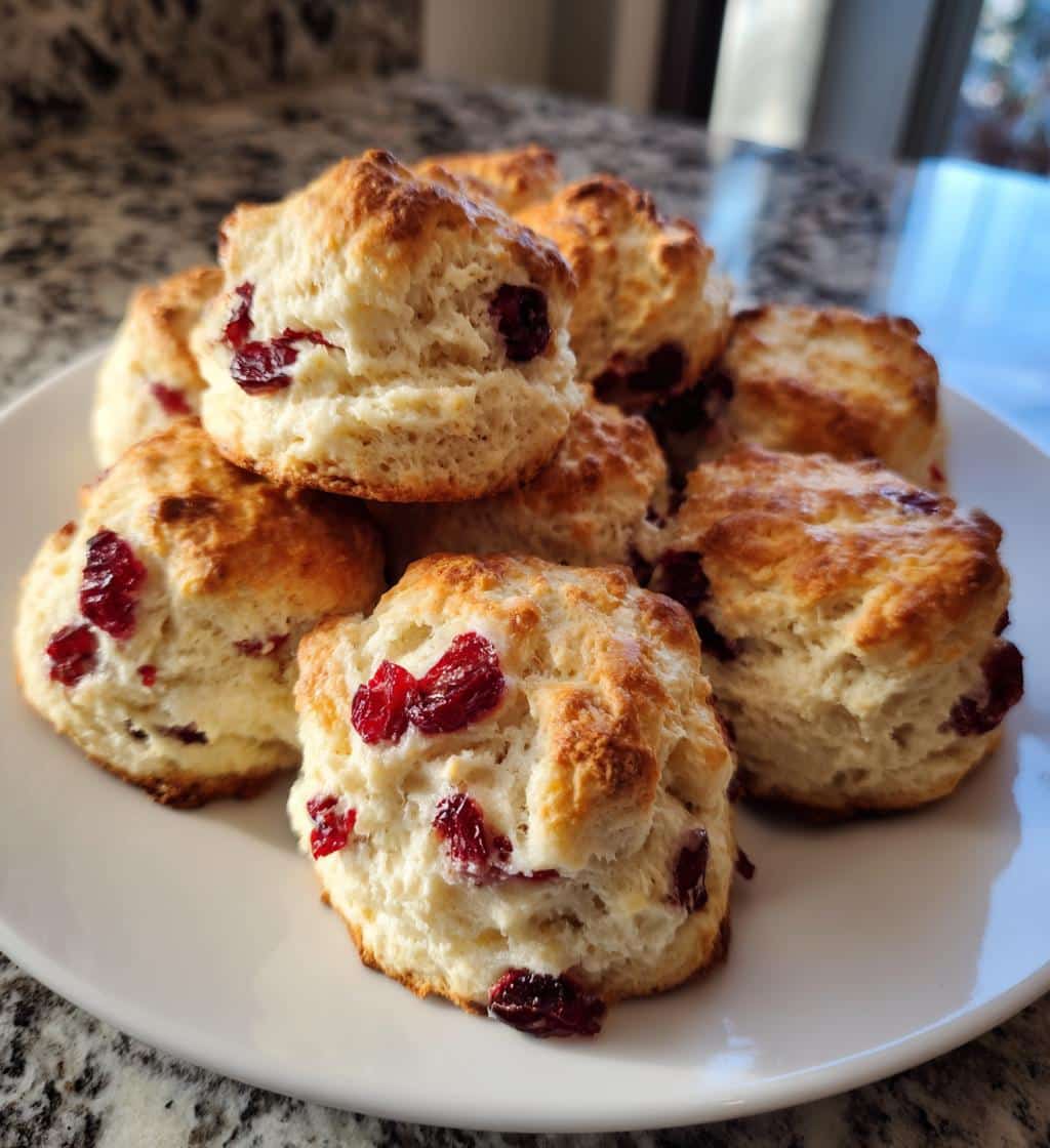 Christmas Cranberry Scones