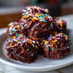 Christmas Fudge Brownie Bites