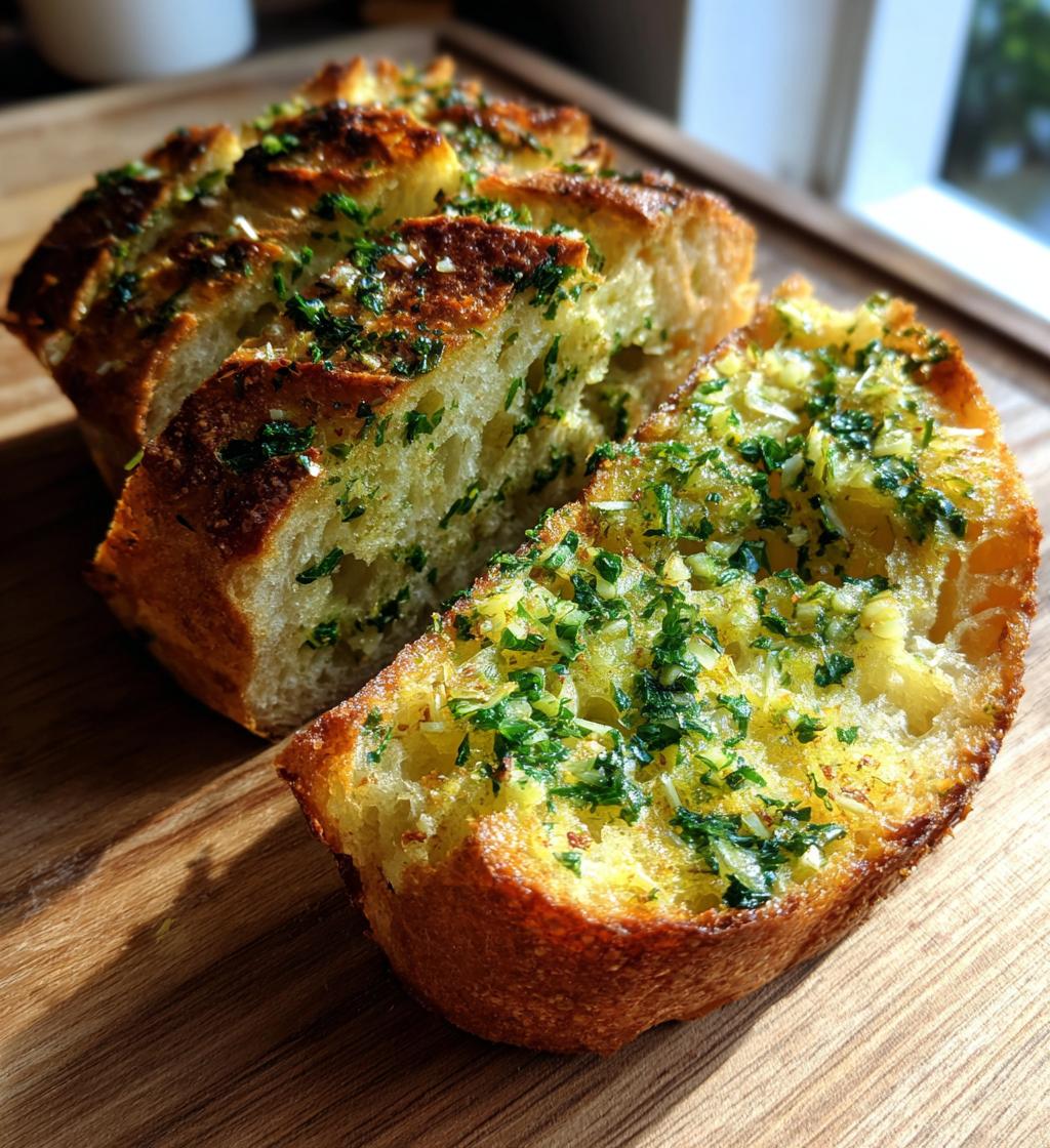 Christmas Garlic Bread - detail 1