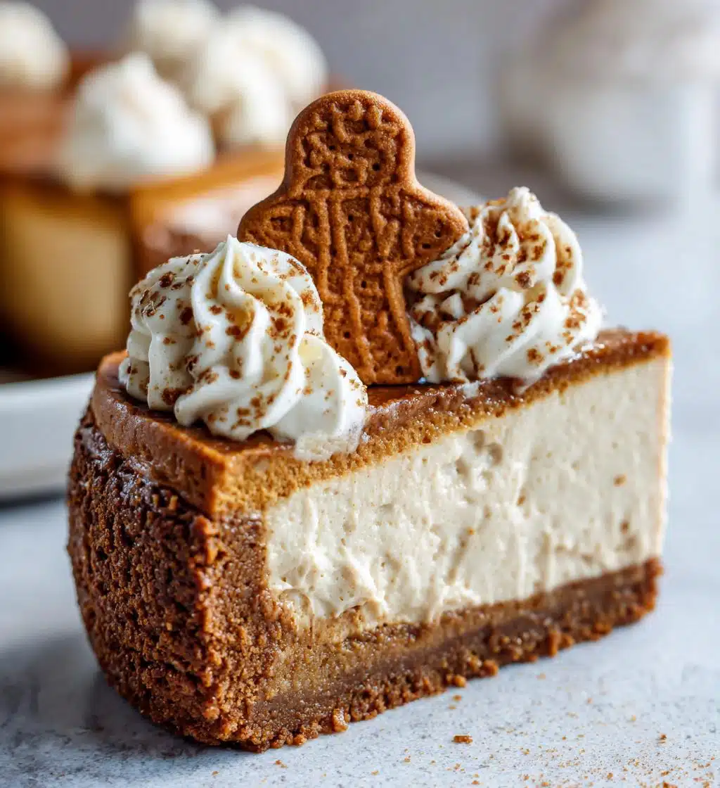 Christmas Gingerbread Cheesecake - detail 1