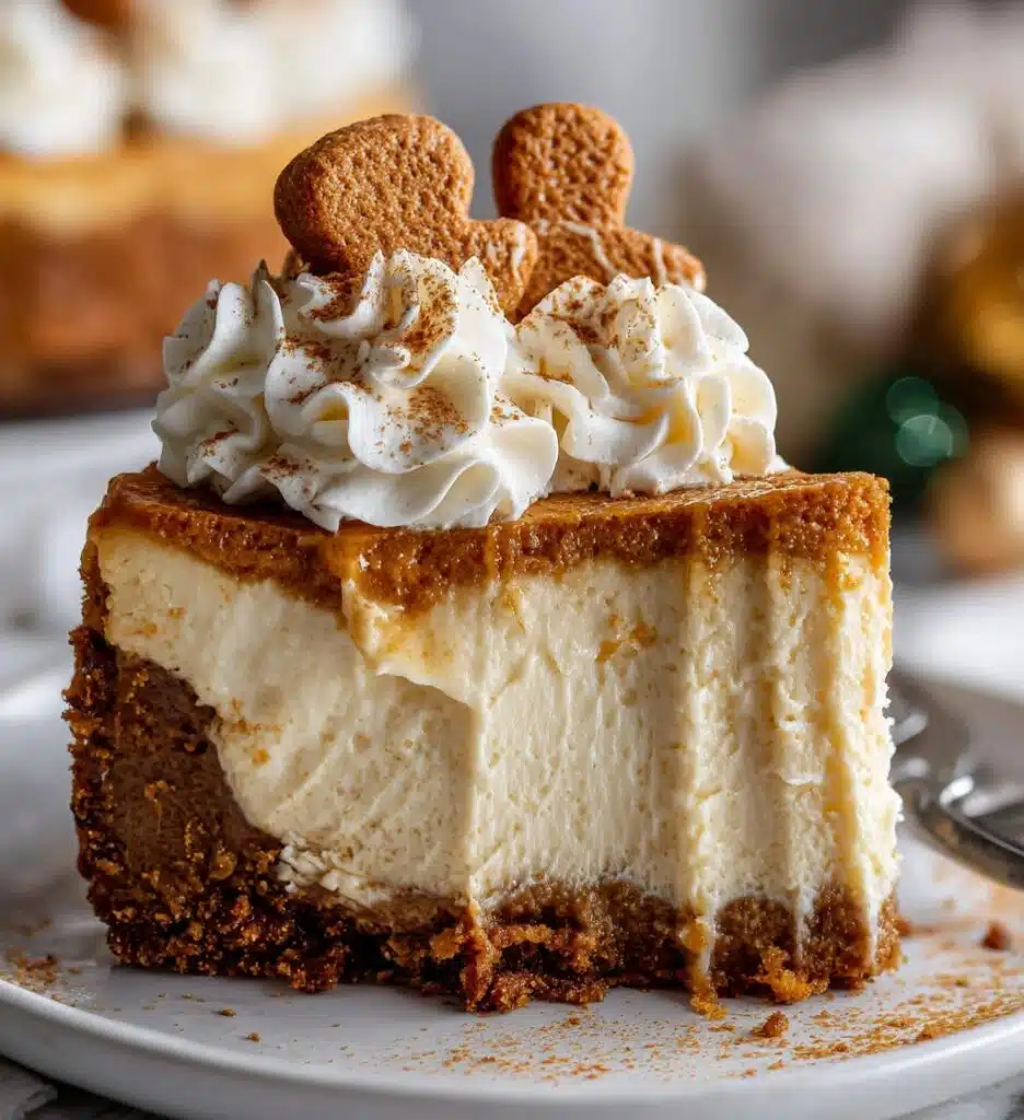 Christmas Gingerbread Cheesecake