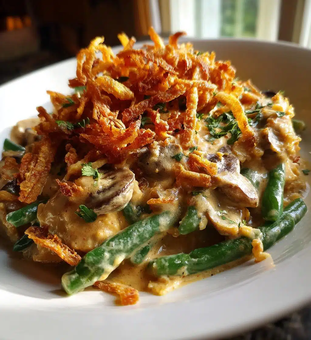 Christmas Green Bean Casserole