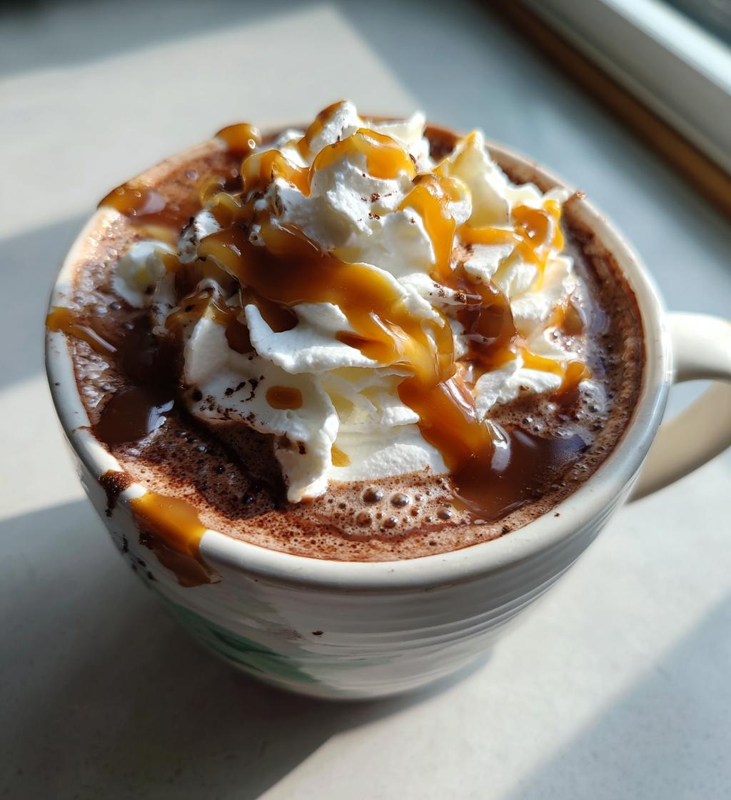 Christmas Hot Chocolate with Caramel - detail 1