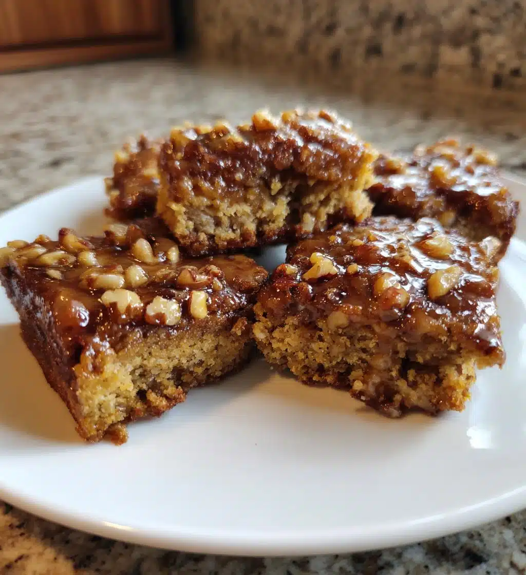 Christmas Maple Walnut Bars - detail 1