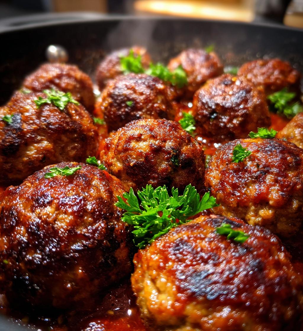 Christmas Meatballs - detail 1