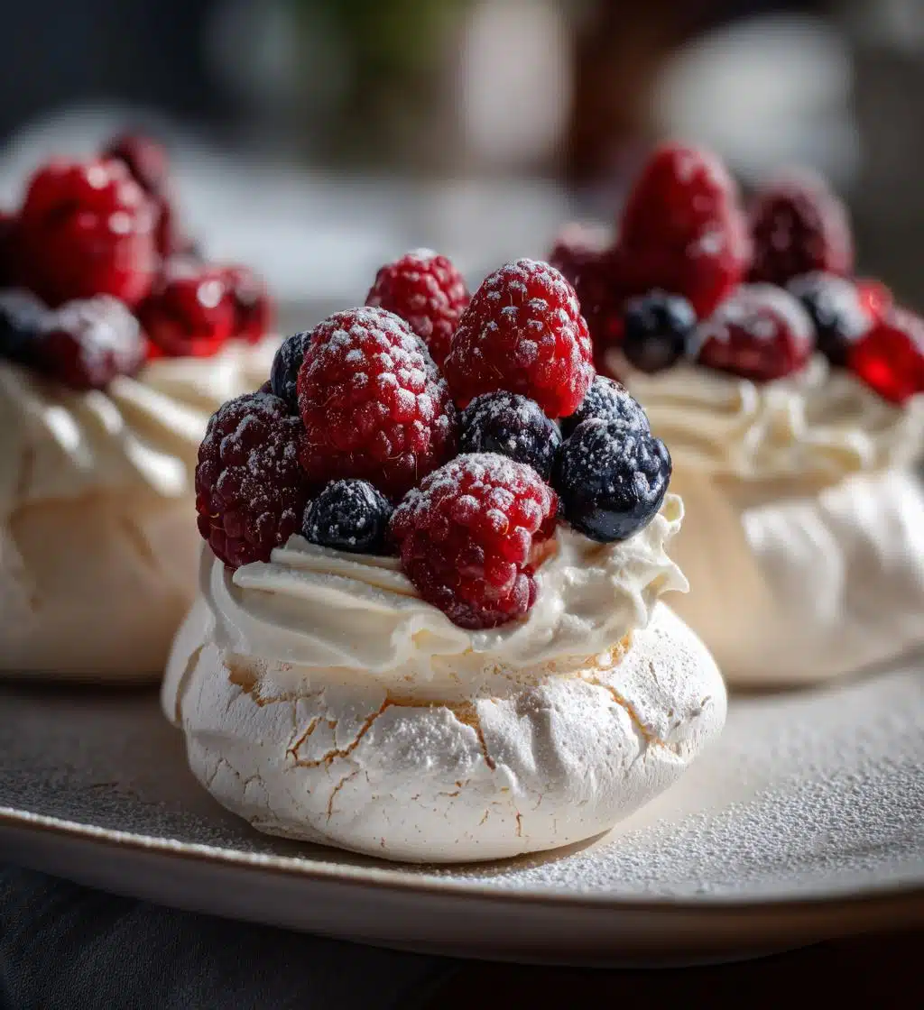 Christmas Mini Pavlovas