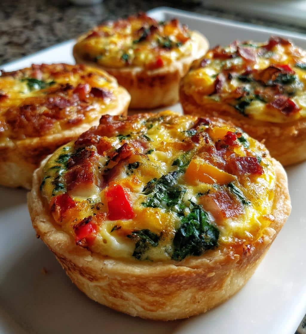 Christmas Mini Quiches