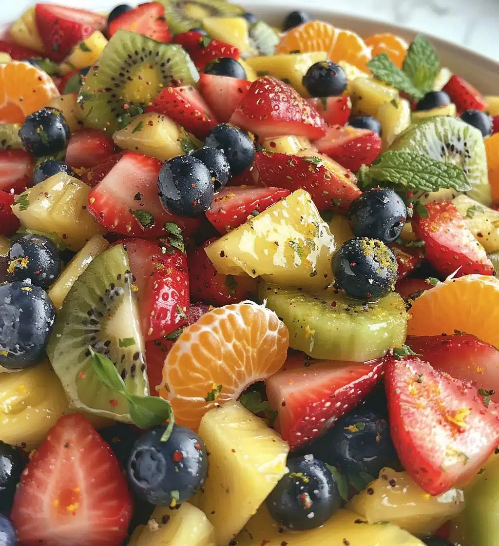 Christmas Morning Fruit Salad with Citrus Dressing - detail 1