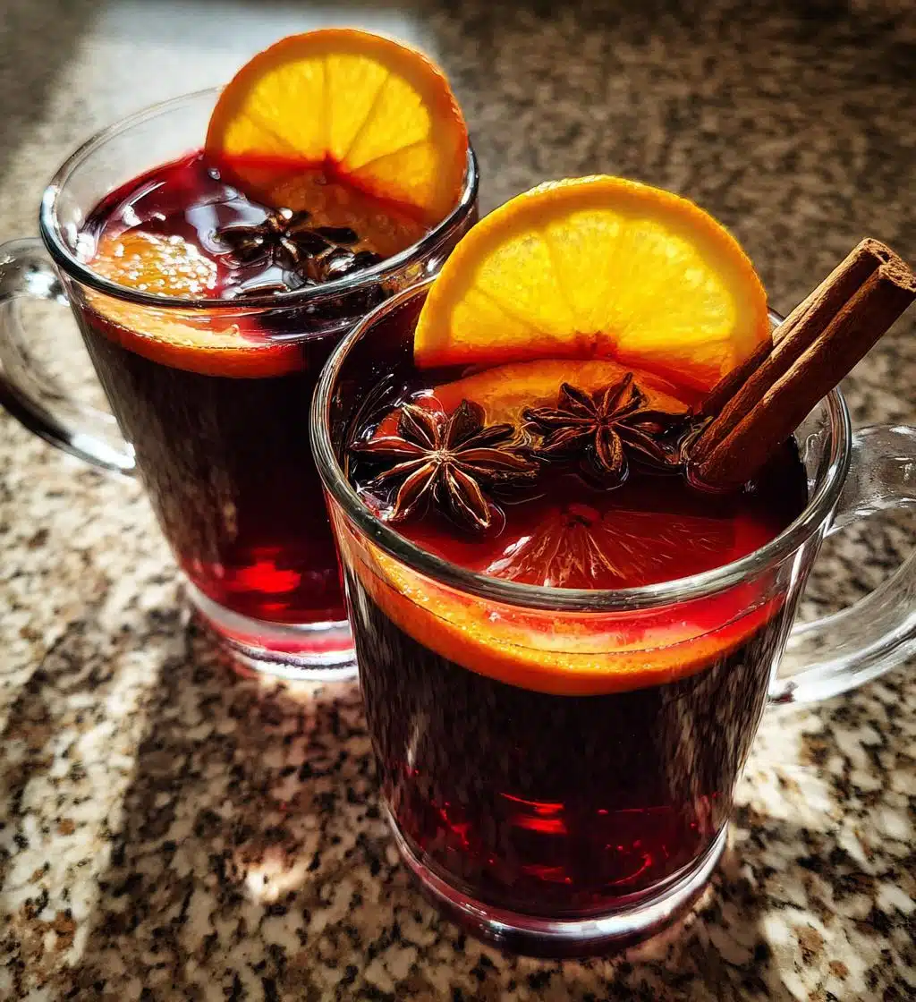 Christmas Mulled Wine with Orange