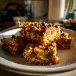 Christmas Oatmeal Chocolate Chip Bars