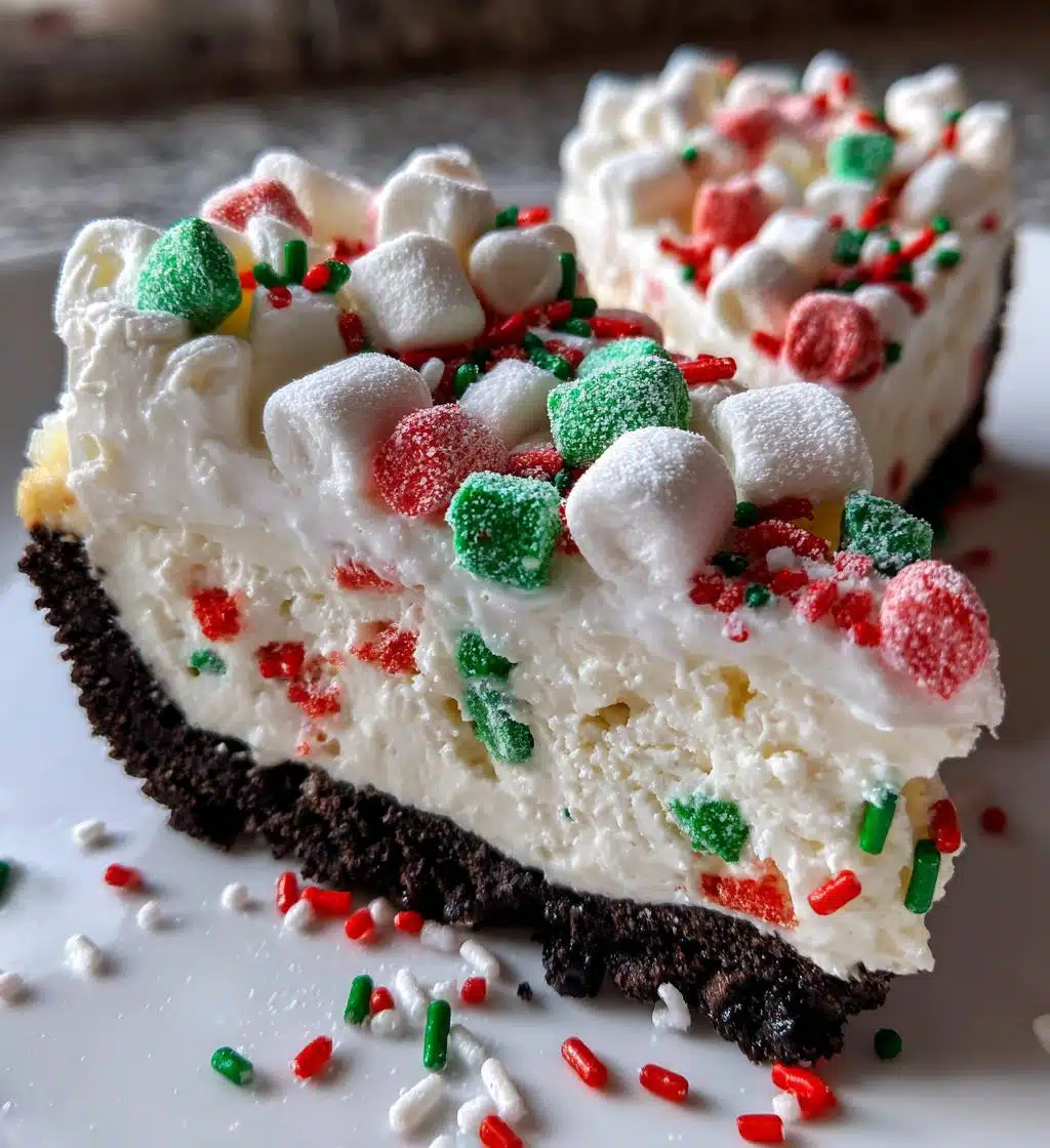 Christmas Oreo Cheesecake