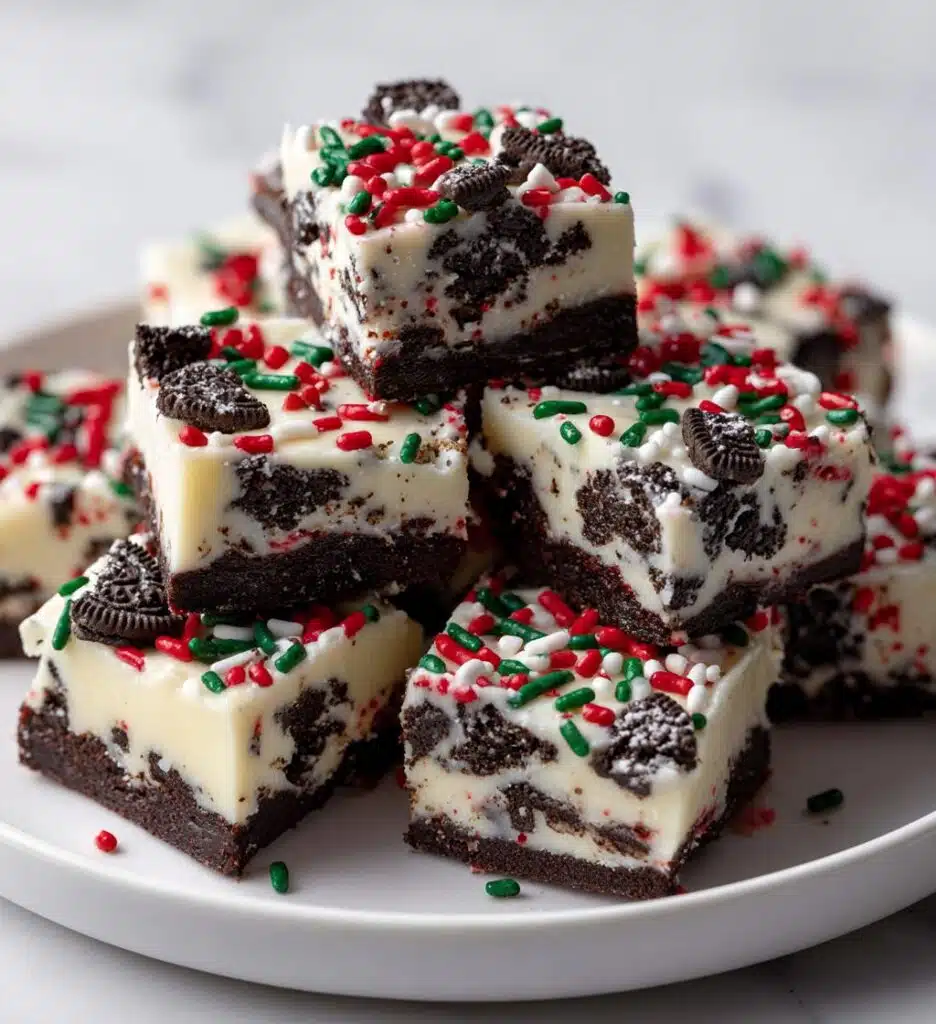 Christmas Oreo Fudge