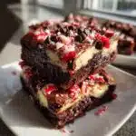 Christmas Peppermint Brownie Bars