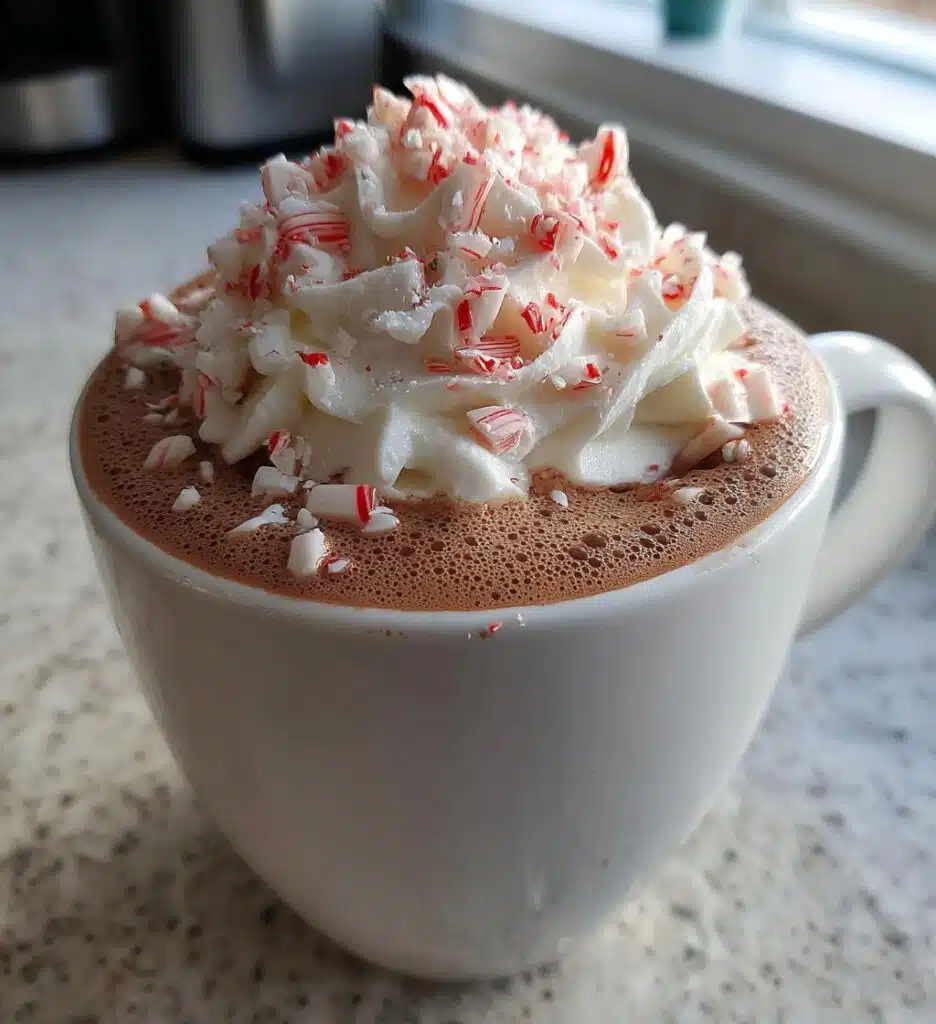 Christmas Peppermint Hot Chocolate