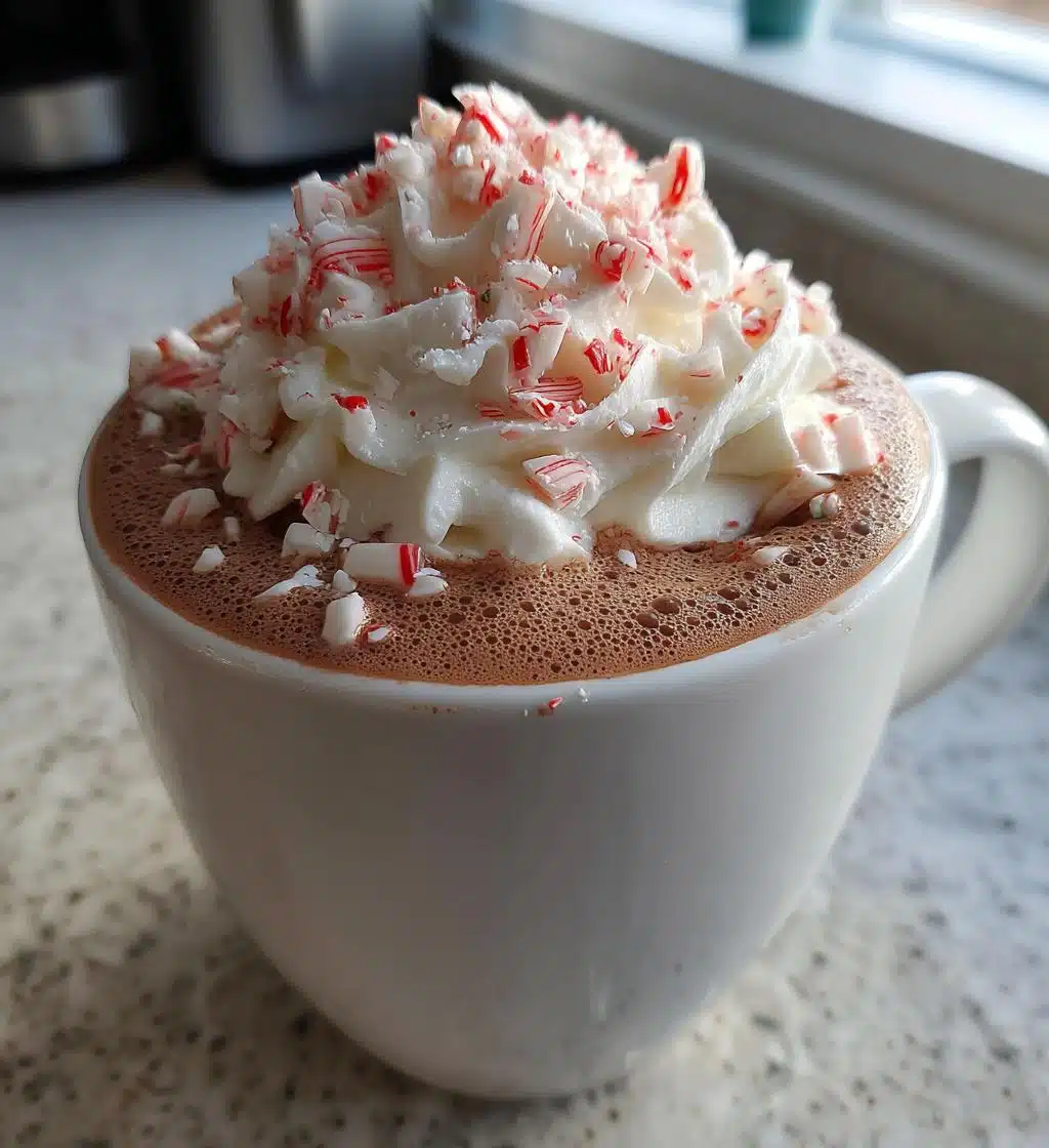 Christmas Peppermint Hot Chocolate