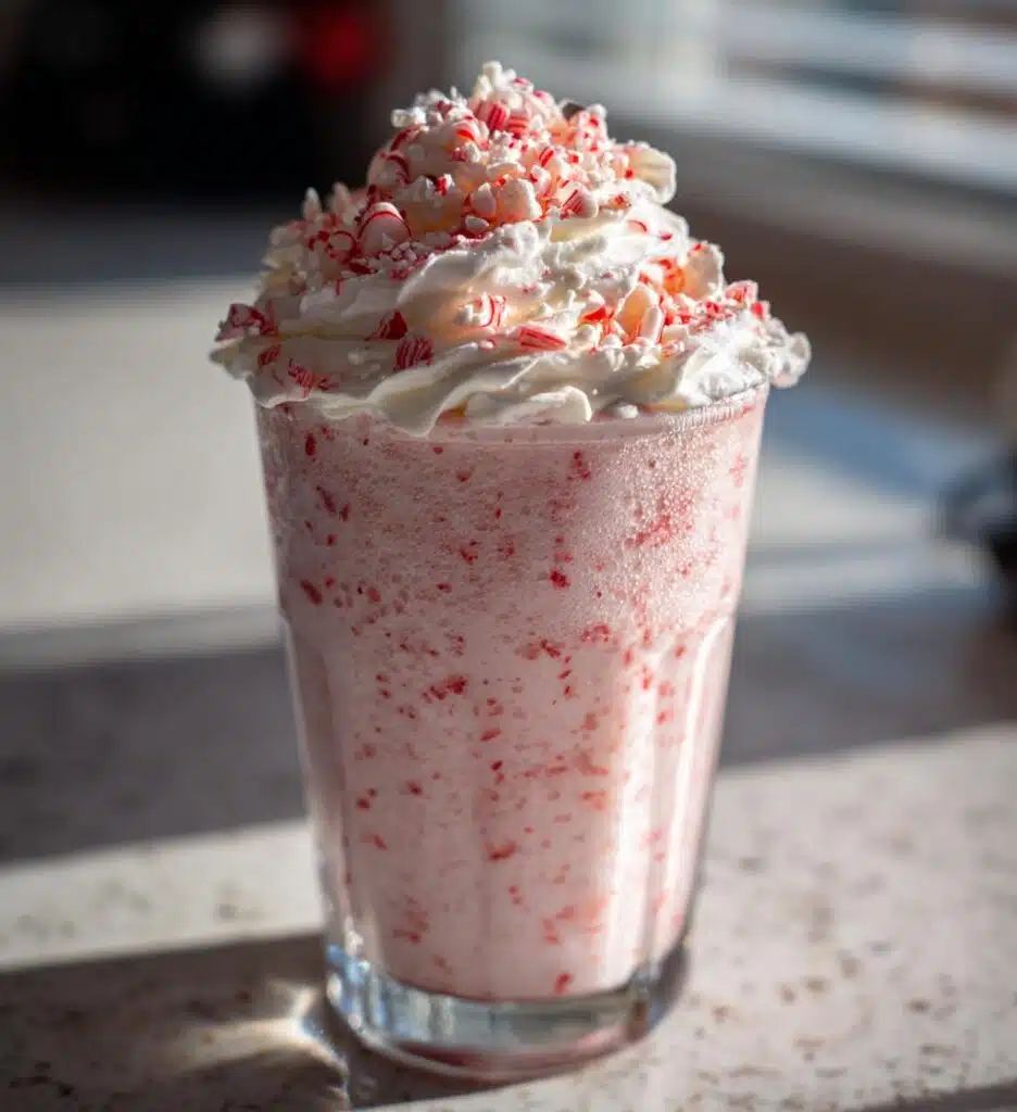 Christmas Peppermint Milkshake
