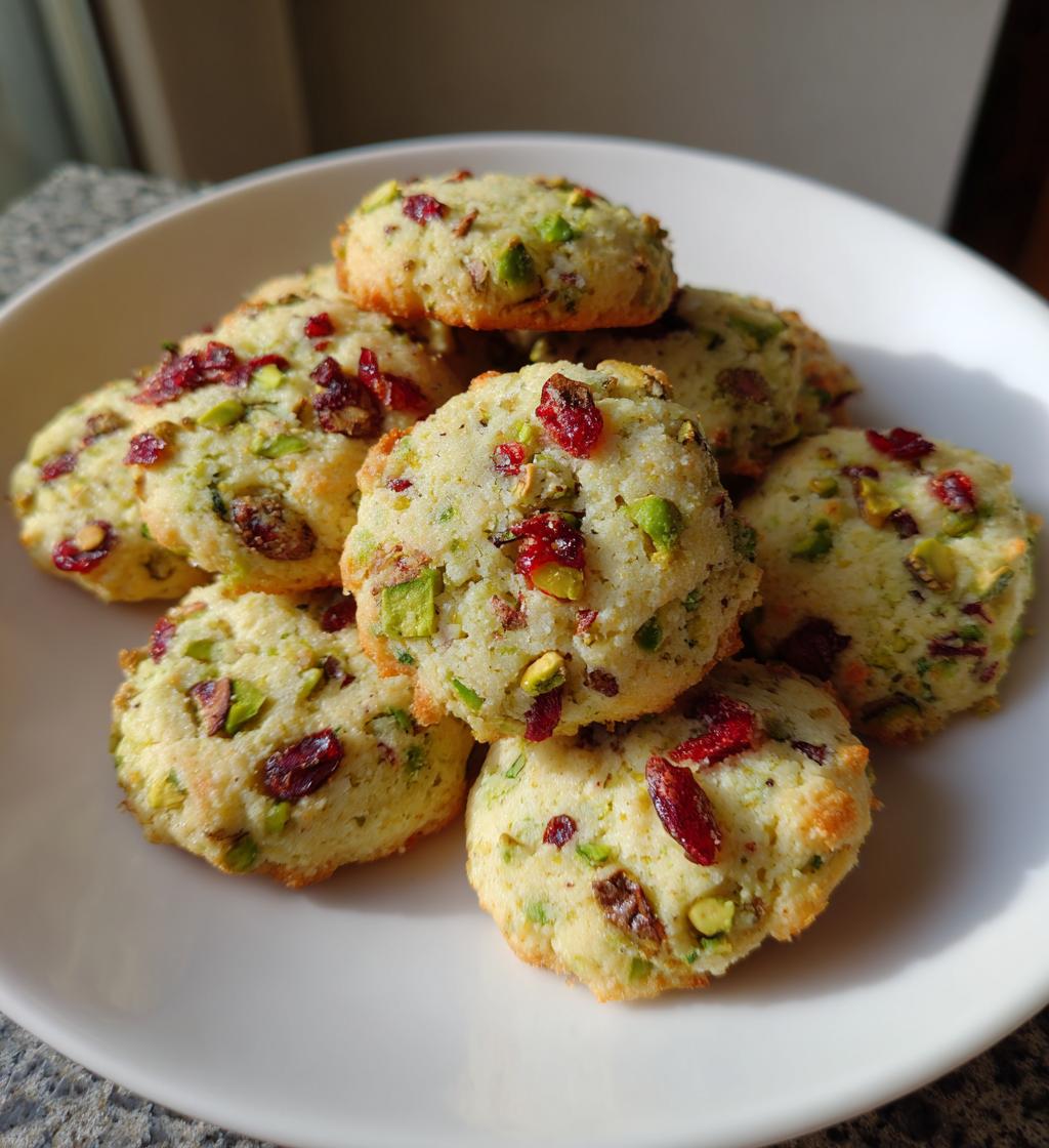 Christmas Pistachio Cookies - detail 1
