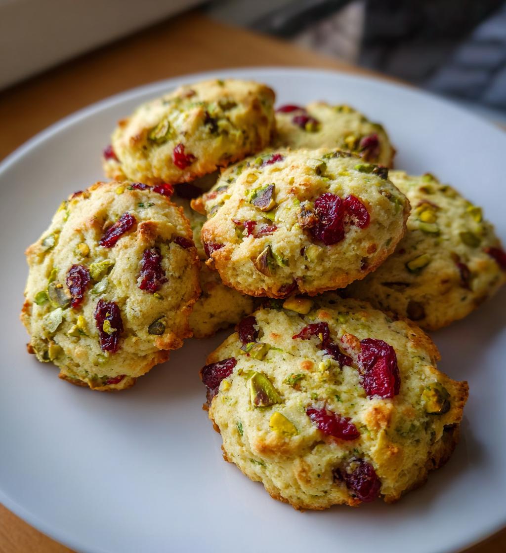 Christmas Pistachio Cookies